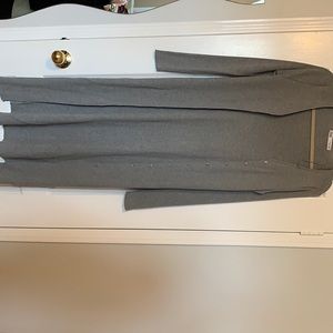 Zara grey long cardigan dress